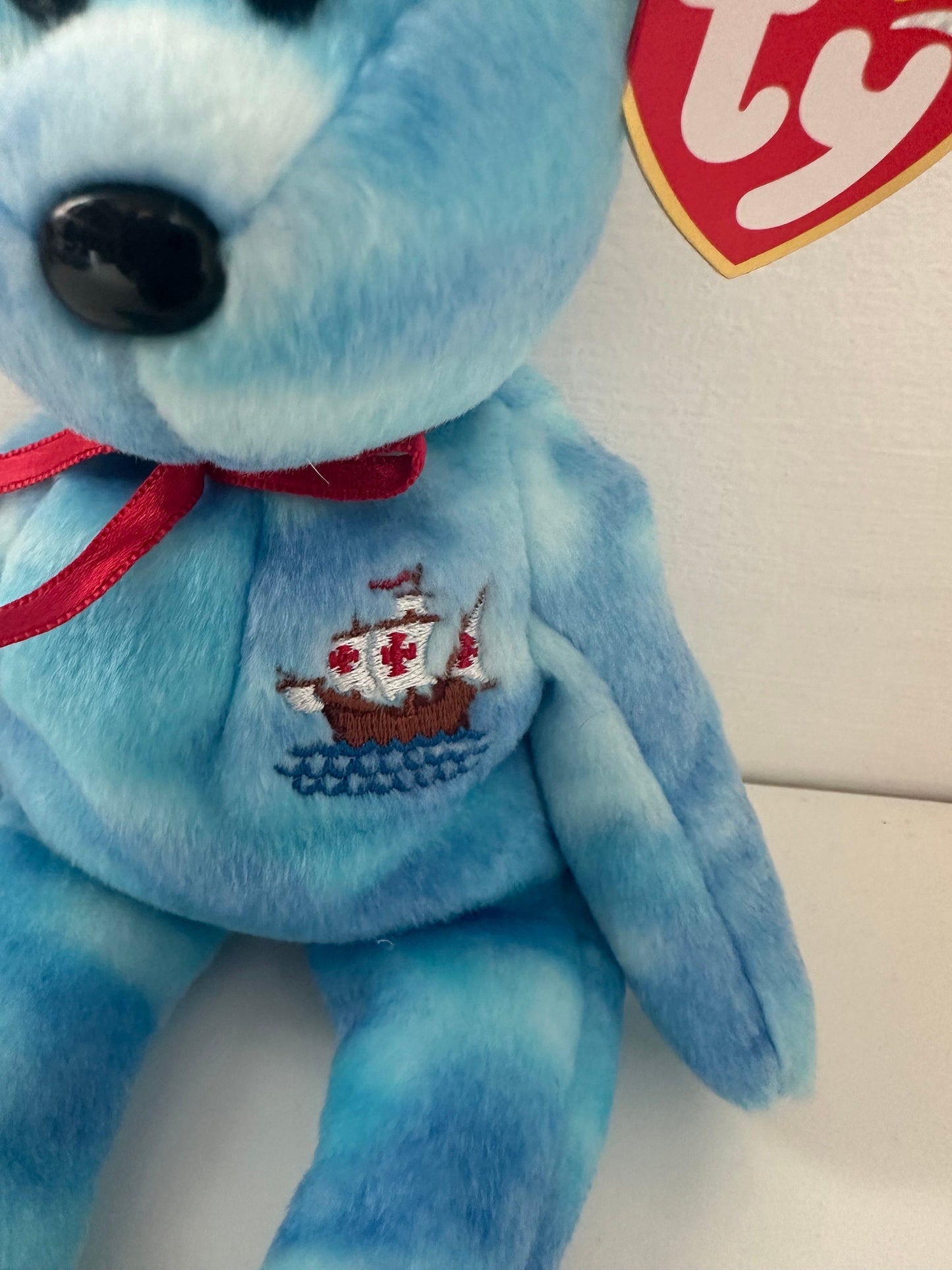 Ty Beanie Baby “Santa Maria” the Columbus Day Bear - Internet Exclusive (8.5 inch)