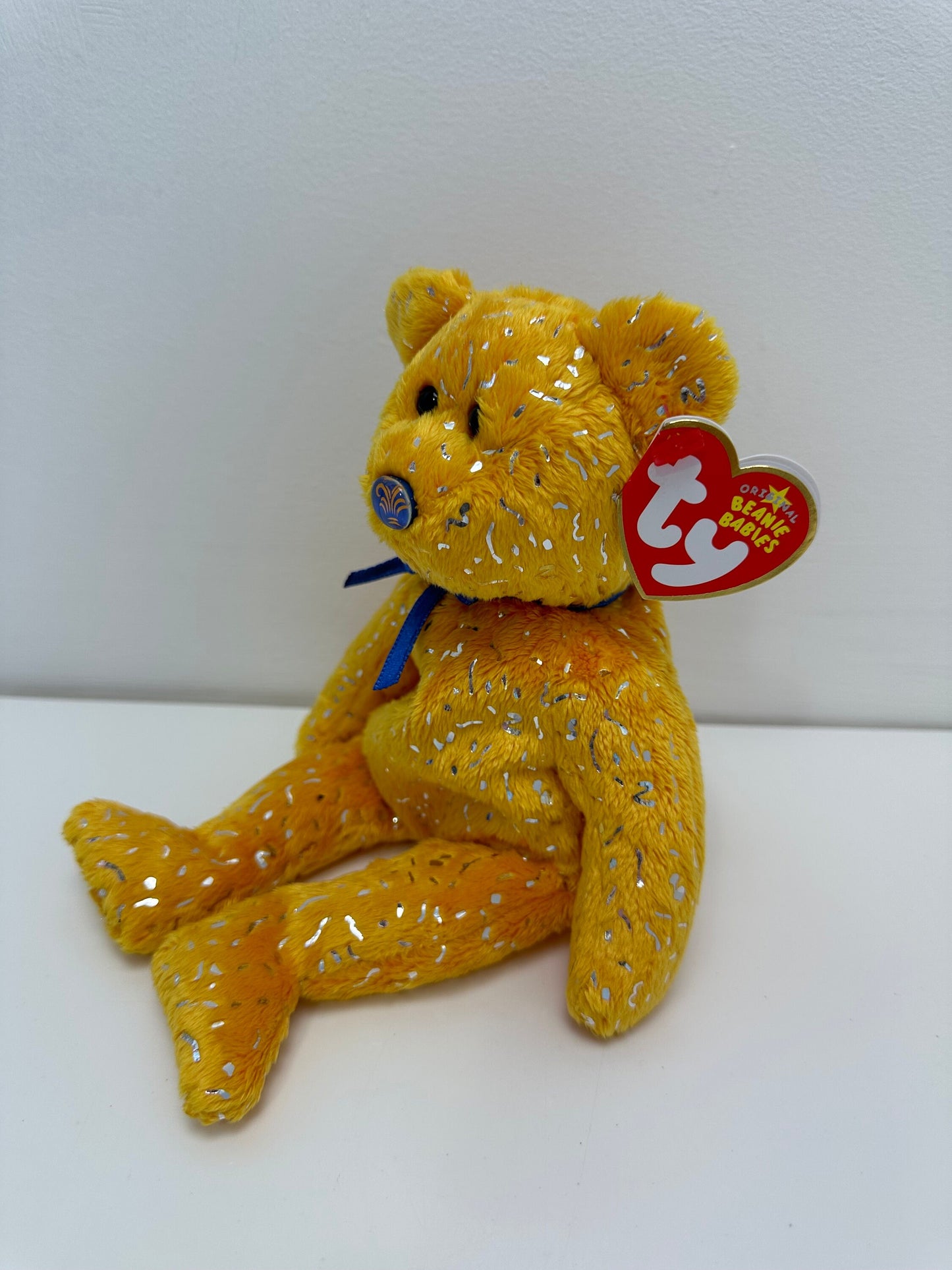 Ty Beanie Baby “Discover” the Gold Bear - Very rare and limited! - Exclusive to Northwestern Mutual Financial Employees only! (8.5 inch)