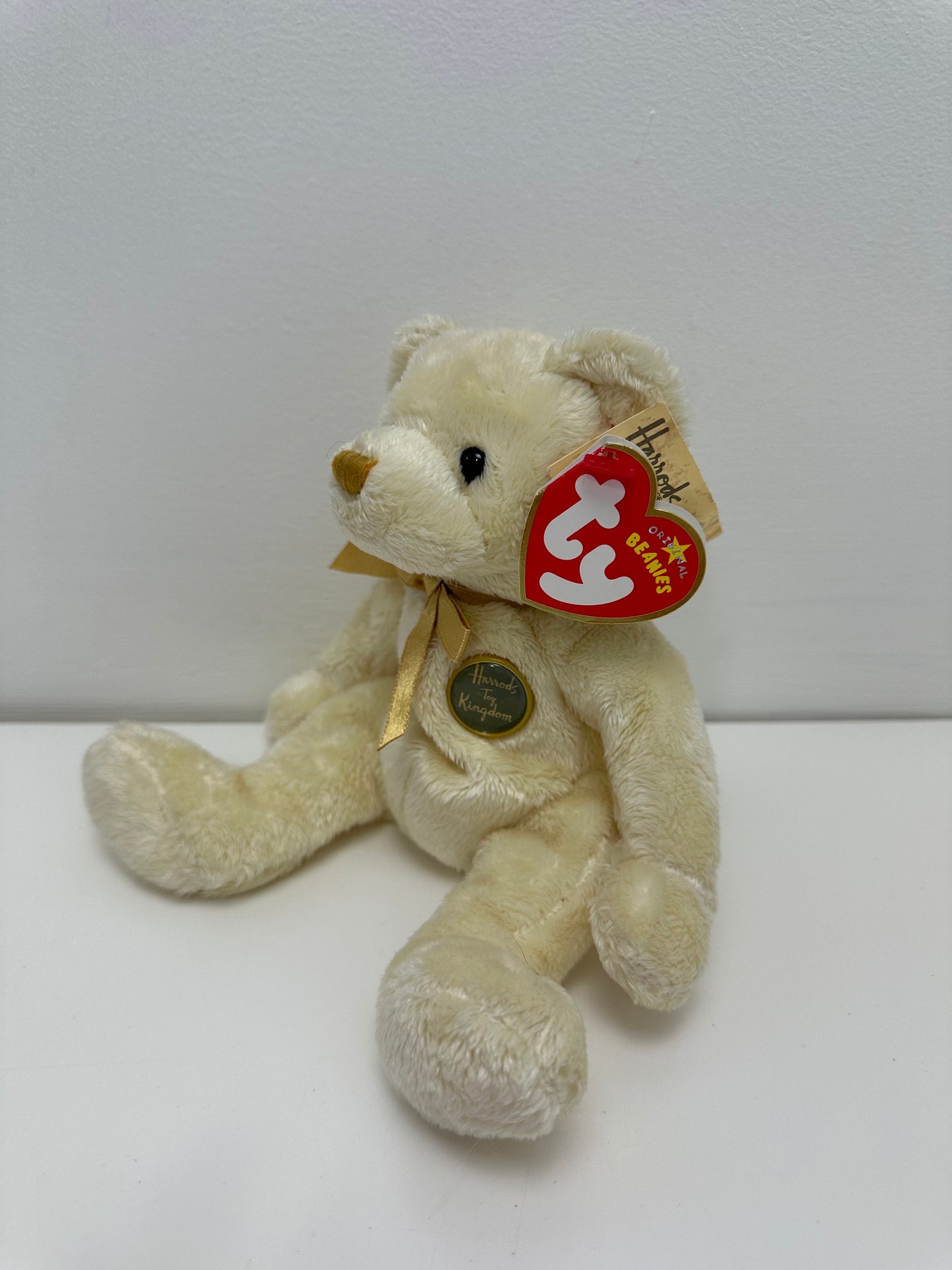 Ty Beanie Babies “Charles” the Bear - Harrods UK Exclusive *Rare* (7.5 inch)