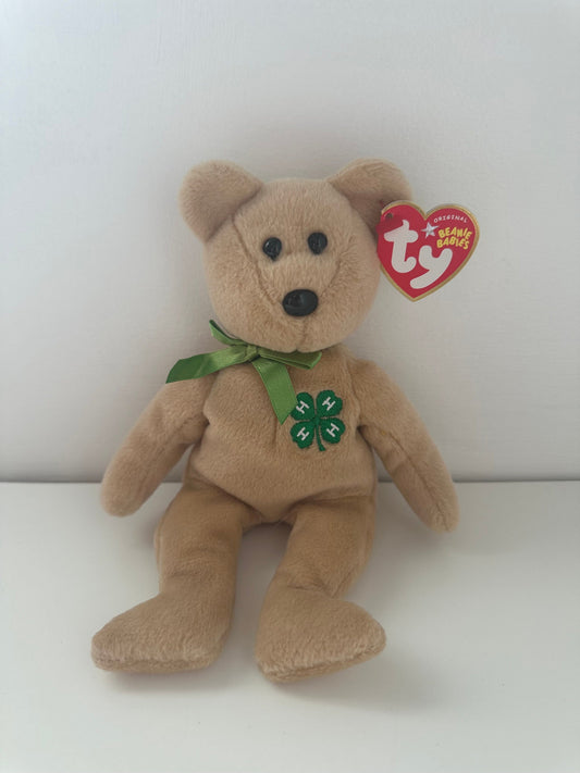 Ty Beanie Babies “Clover” the 4H Bear! (8.5 inch)