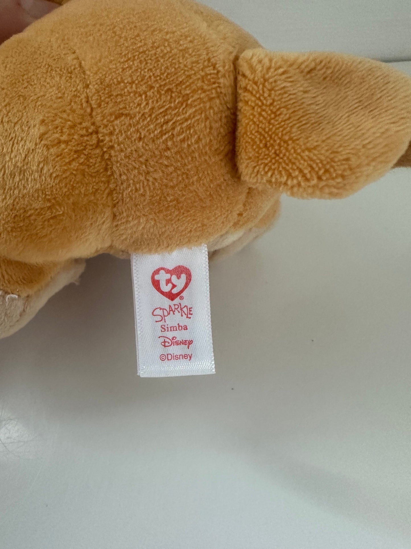 Ty Beanie Baby “Simba” the Lion from Disney’s Lion King - No Hang Tag (6 inch)