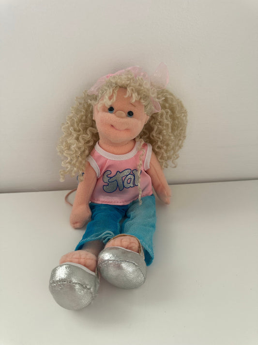 Ty Teenie Bopper “Caring Carla” the Girl Doll  - No Hang Tag (9 inch)