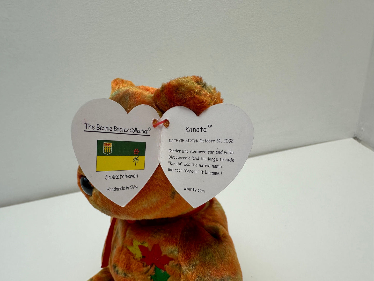 Ty Beanie Baby “Kanata” the Saskatchewan Canadian Bear - Canada Exclusive! (8.5 inch)