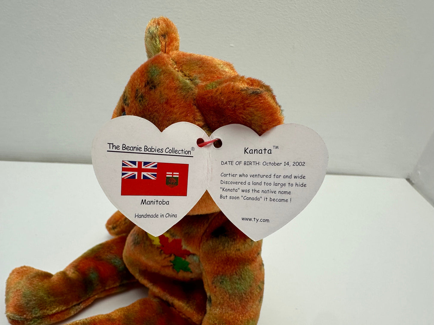 Ty Beanie Baby “Kanata” the Manitoba Canadian Bear - Canada Exclusive! (8.5 inch)