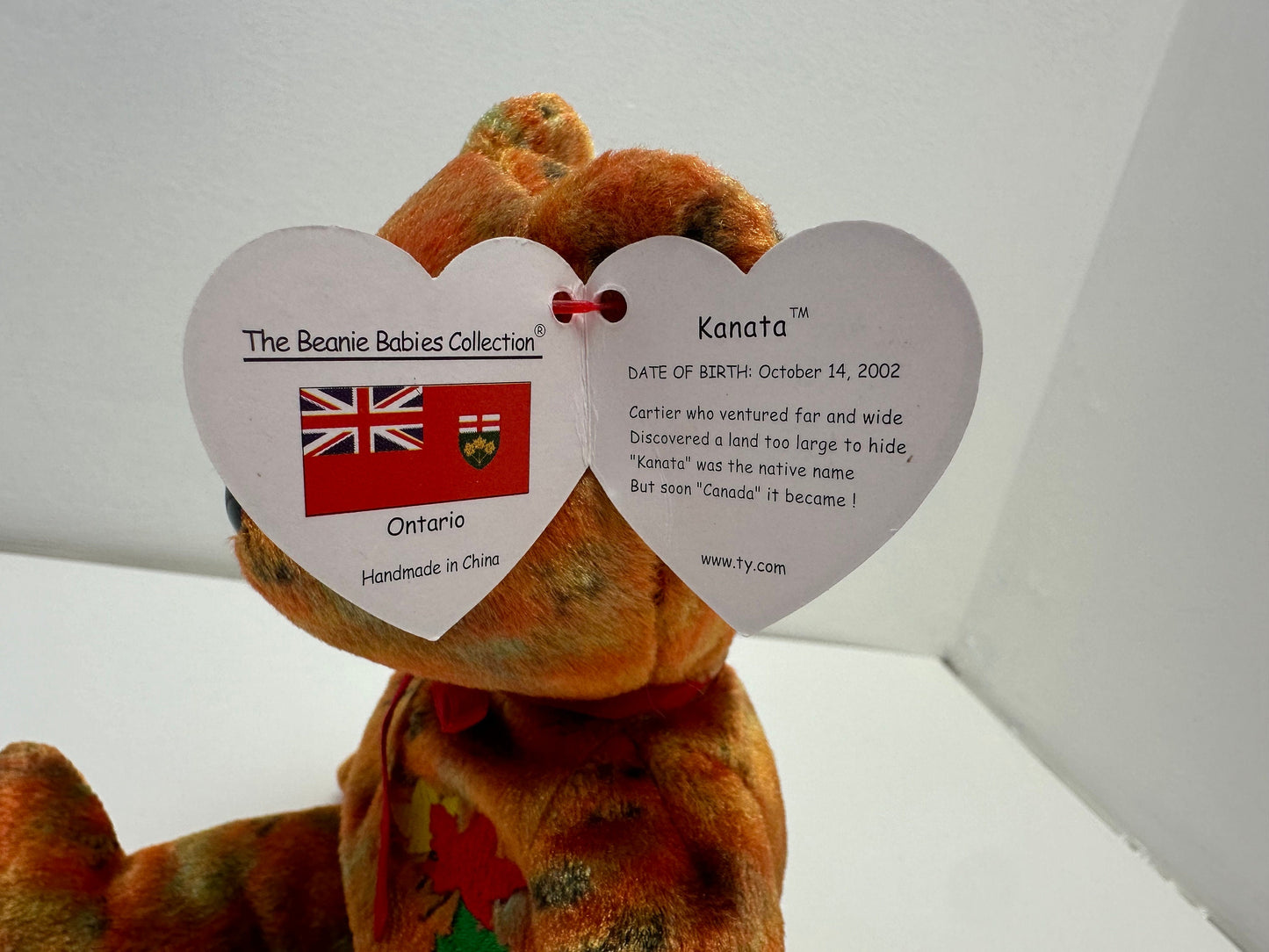 Ty Beanie Baby “Kanata” the Ontario Canadian Bear - Canada Exclusive! (8.5 inch)