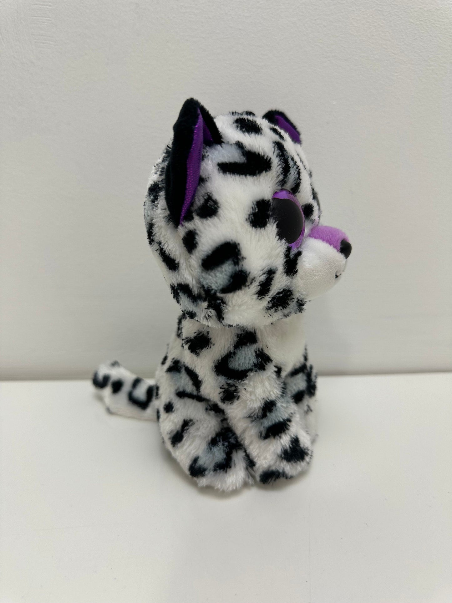 Ty Beanie Boo “Violet” the Purple Leopard - Claire’s Exclusive - No Hang Tag (6 inch)