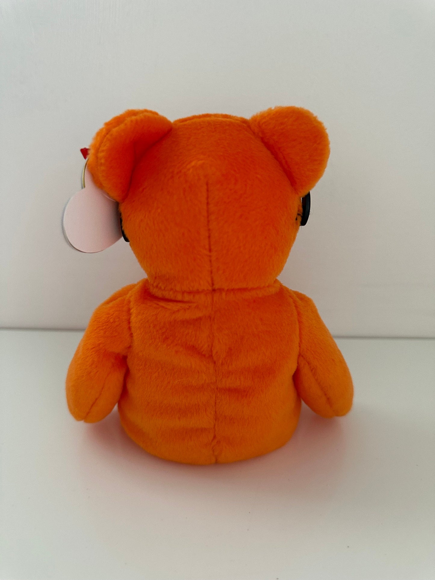 Ty Beanie Baby “Summertime Fun” the Orange Sunglasses Bear, Orange Dallas Version! Trade Show Exclusive! *Rare* (8.5 inch)