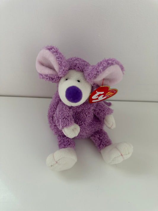 Ty Beanie Baby “Ratzo” the Purple Rat (5.5 inch)