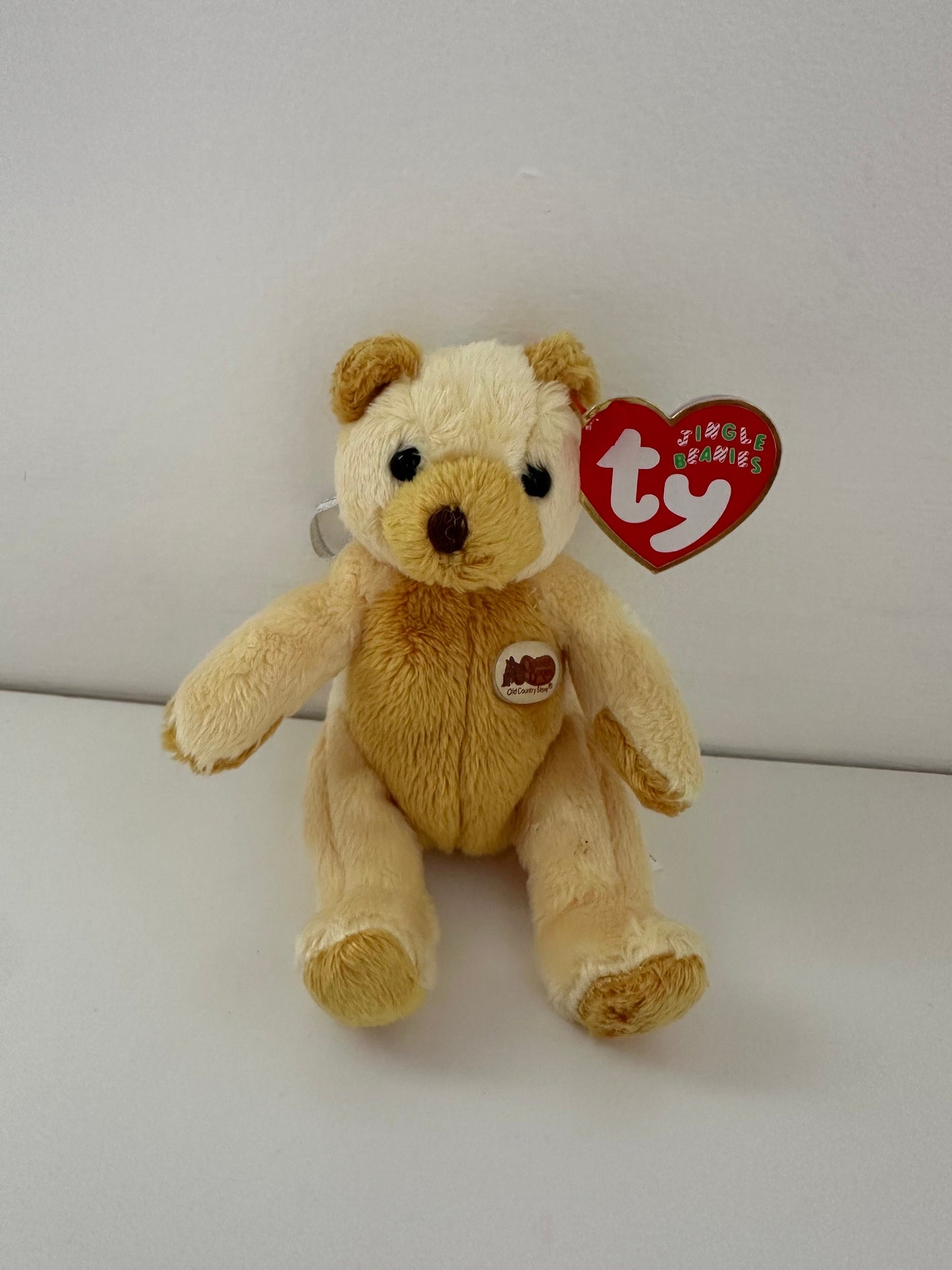 Ty Jingle Beanies “Cornbread” the Cracker Barrel Bear! (4 inch)