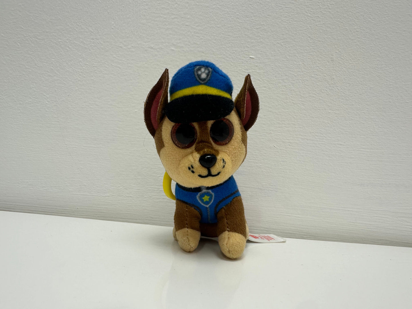 Ty Key Clip “Chase” the Dog from Paw Patrol - No Hang Tag (4 inch)