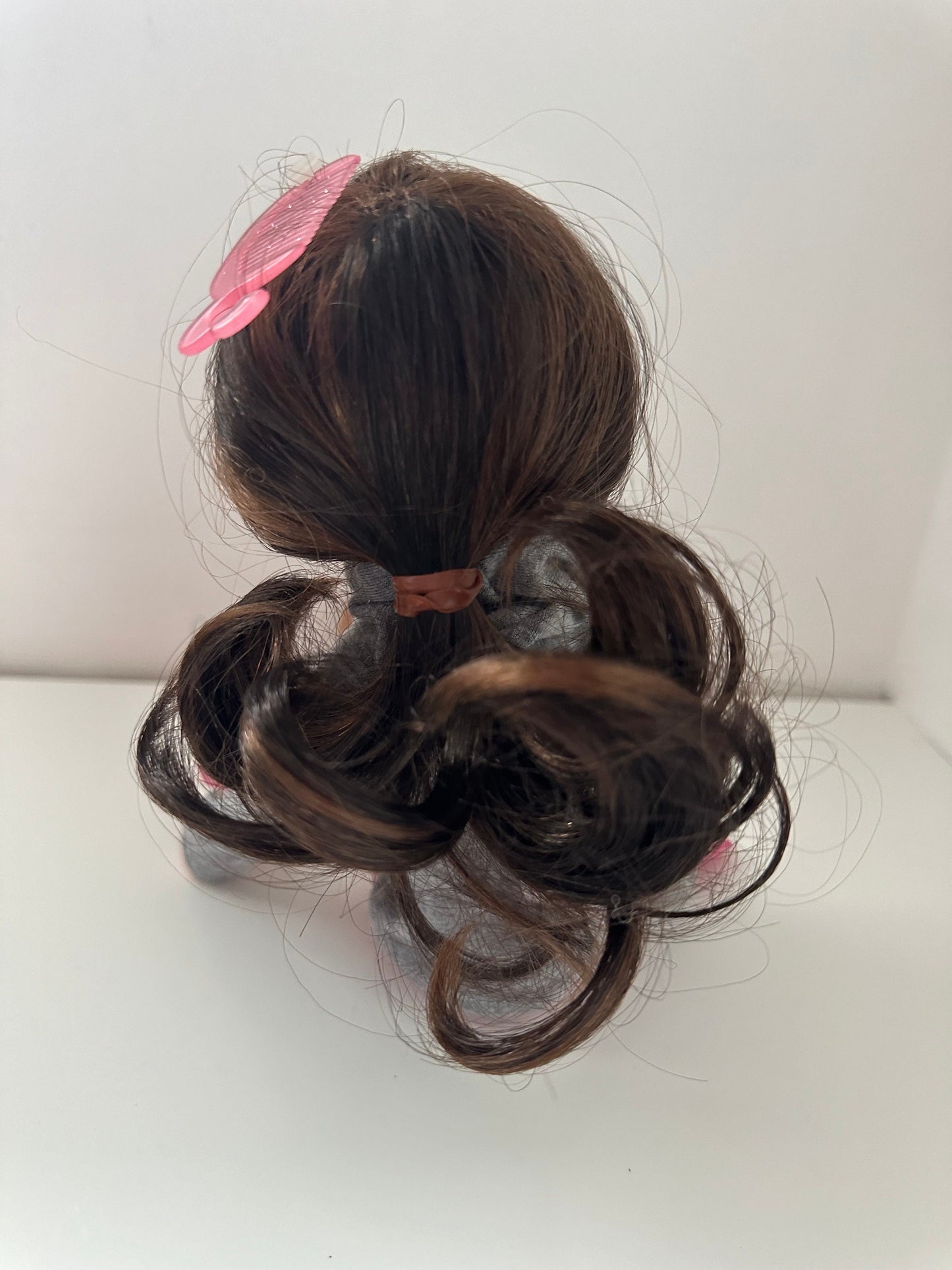 Ty Girlz Collection “Amazing Abby” the Beanie Barbie Doll Dark Brown Hair (13 inch)