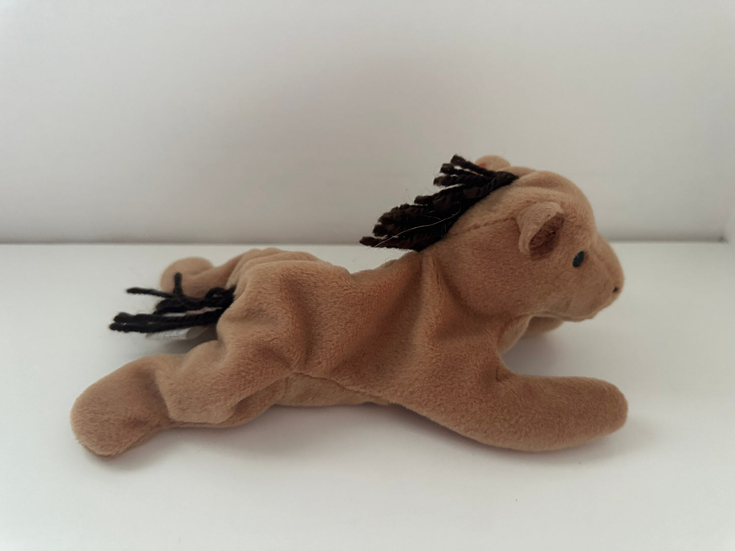 Ty Beanie Baby “Derby” the Horse Yarn Mane (8 inch)