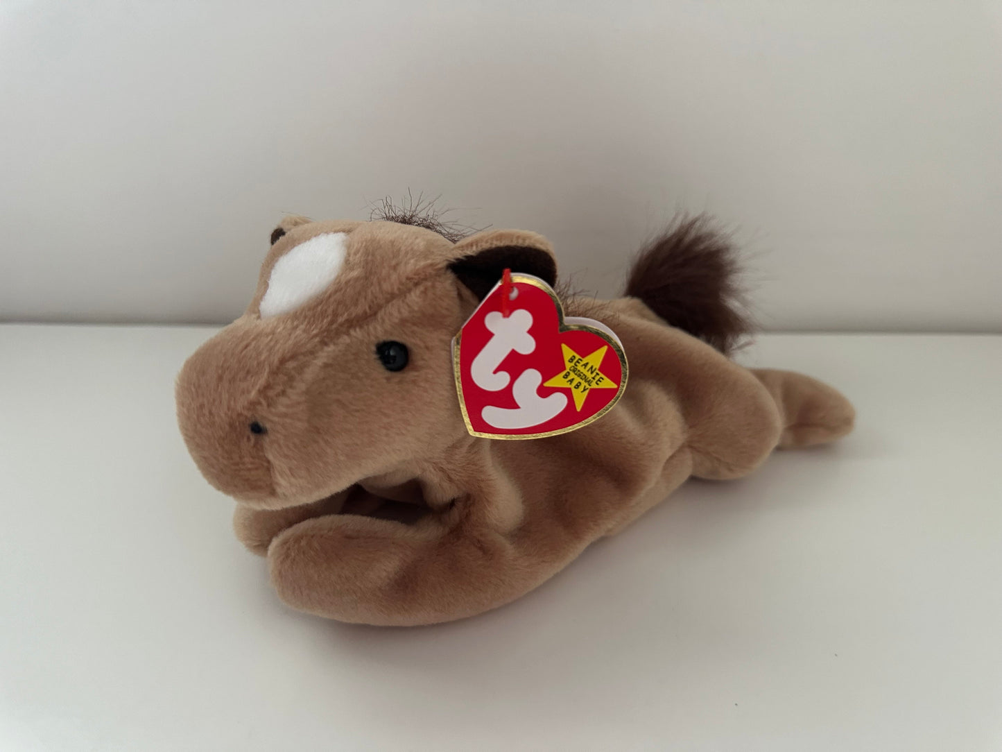 Ty Beanie Baby “Derby” the Horse Hair Mane (8 inch)