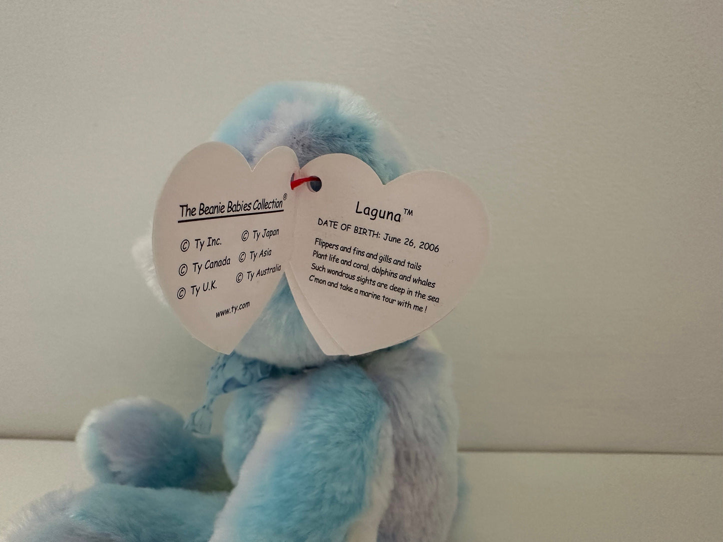 Ty Beanie Baby “Laguna” the Blue Bear! (5 inch)