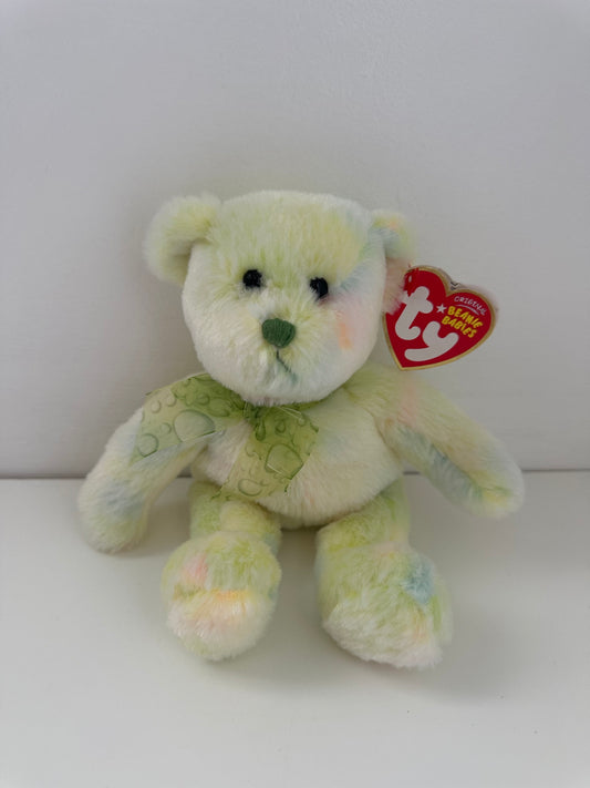 Ty Beanie Baby “Flora” the Green Bear! (5 inch)