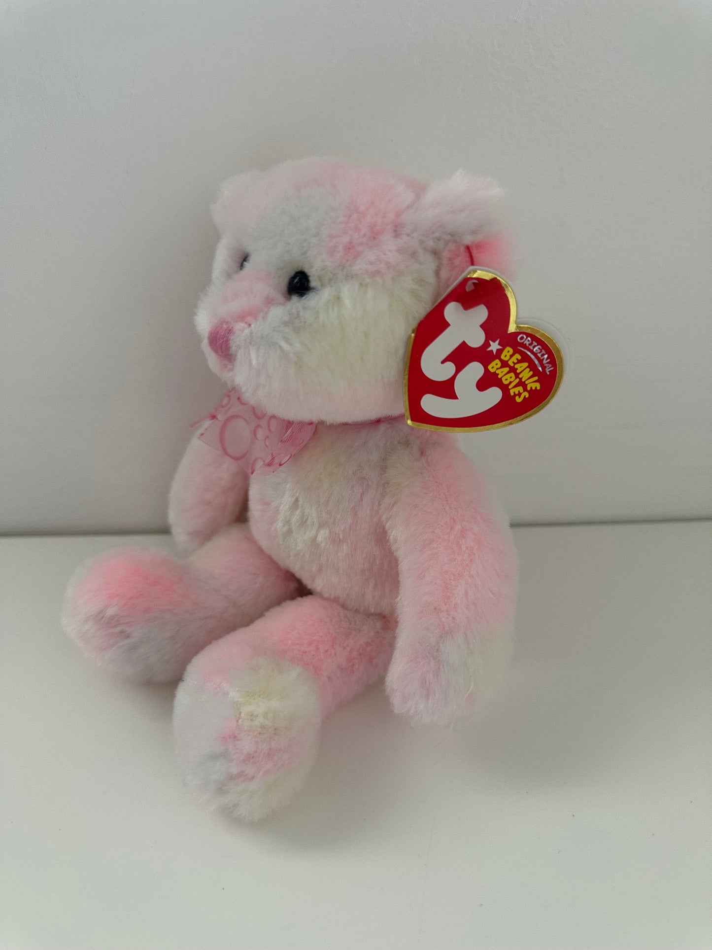 Ty Beanie Baby “Fauna” the Pink Bear! (5 inch)