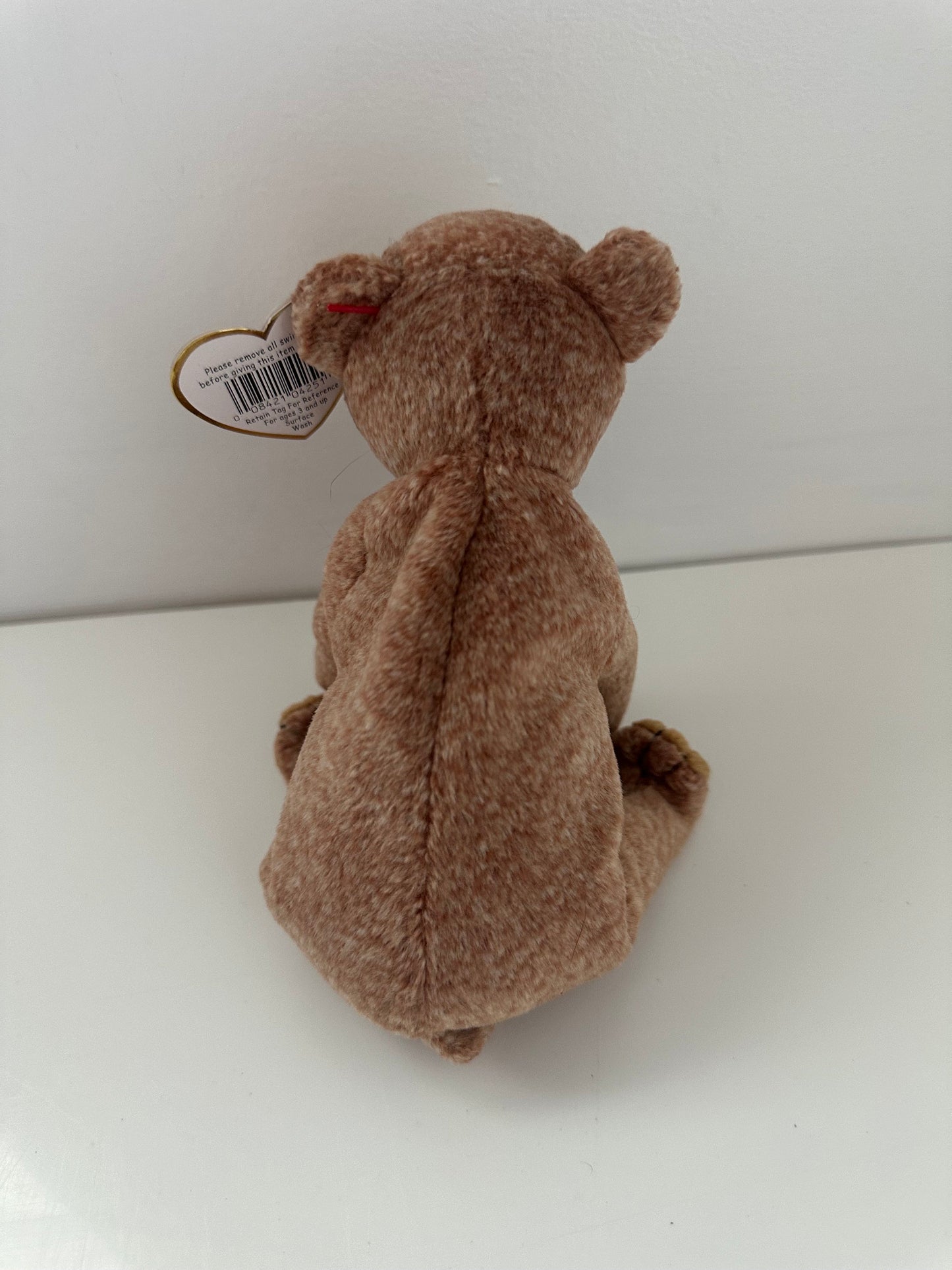 Ty Beanie Baby “Pecan” the Bear (7 inch)