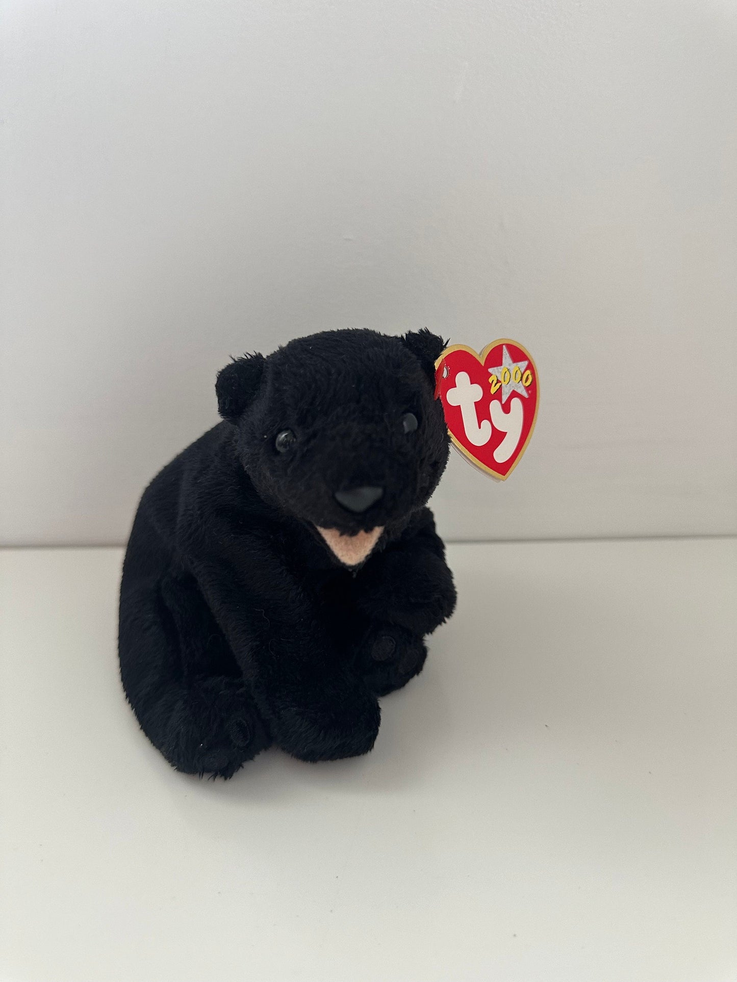 Ty Beanie Baby “Cinders” the Black Bear (6.5 inch)