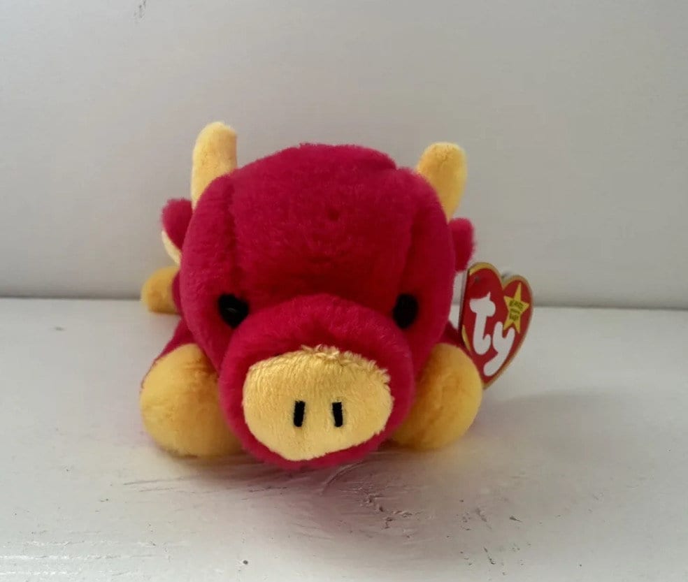 Ty Beanie Babies Series 3 “Snort II” the Red Bull - Limited Production!