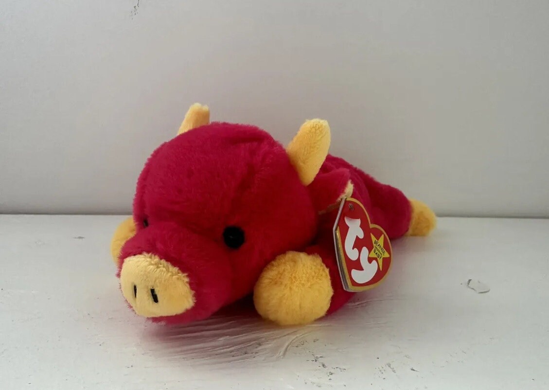 Ty Beanie Babies Series 3 “Snort II” the Red Bull - Limited Production!