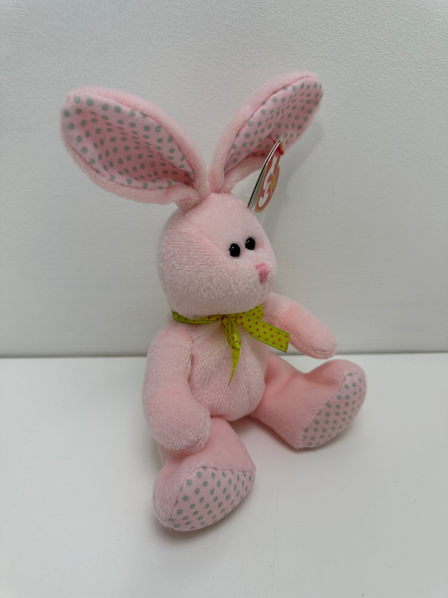 Ty Beanie Baby “Valley” the Pink Bunny Rabbit (6 inch)