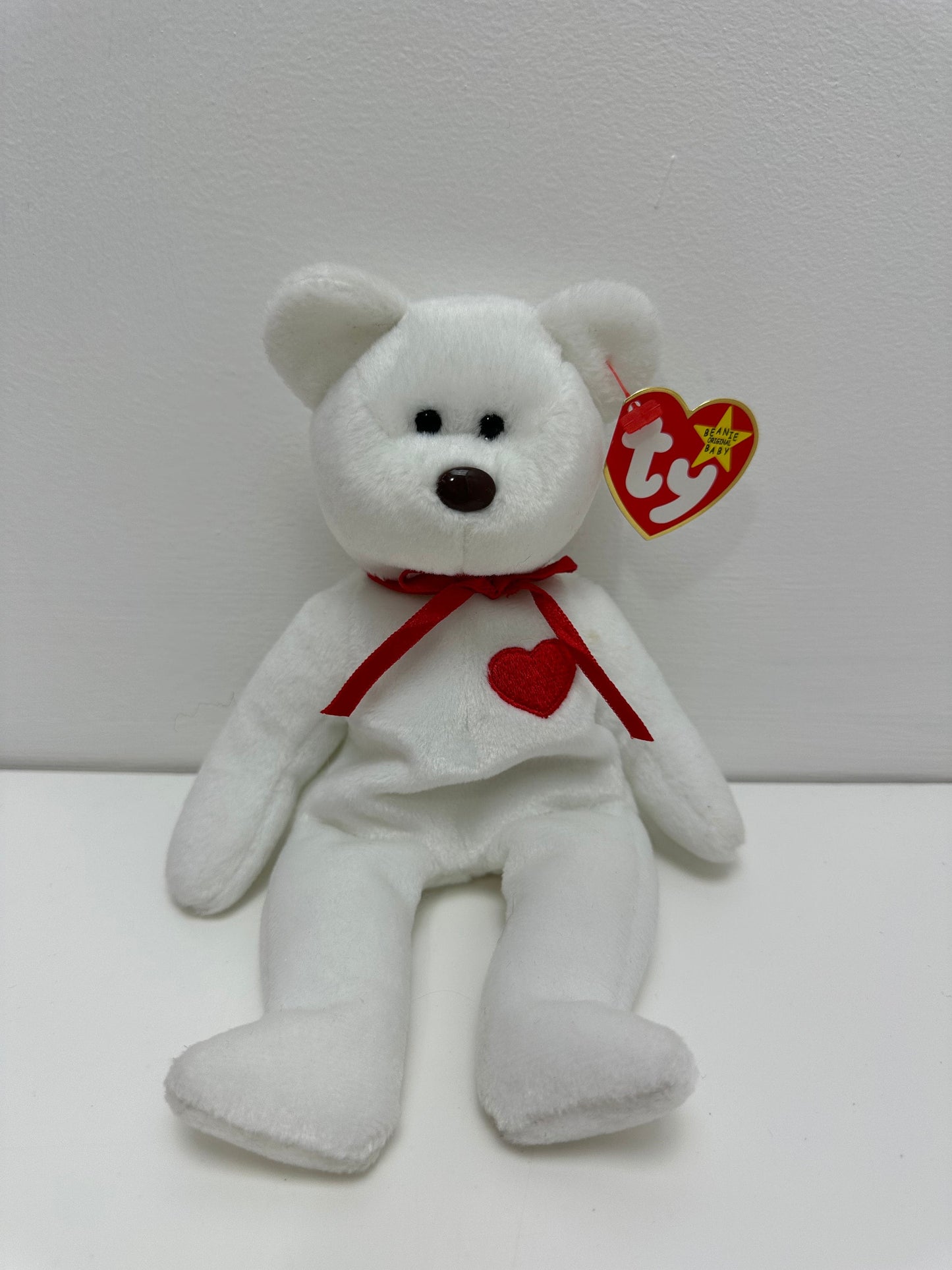 Ty Beanie Baby “Valentino” the Bear (8.5 inch)