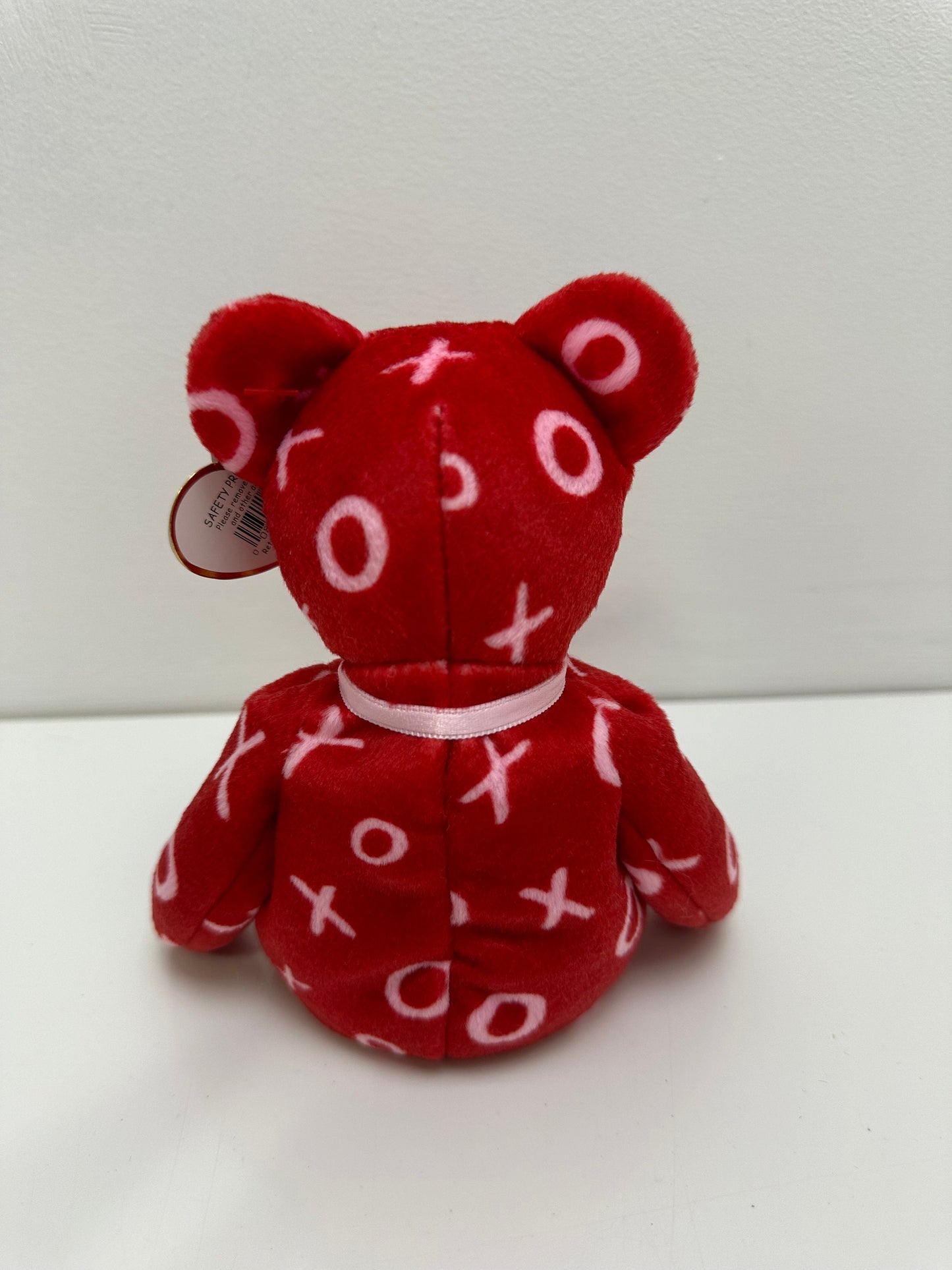 Ty Beanie Babies “Kiss Kiss” the Red XO Valentines Day Bear! (8.5 inch)