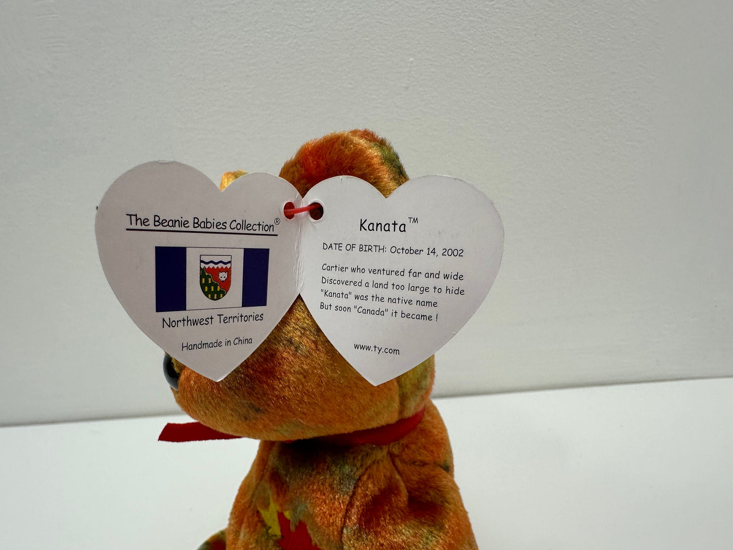 Ty Beanie Baby “Kanata” the Northwest Territories Canadian Bear - Canada Exclusive! (8.5 inch)