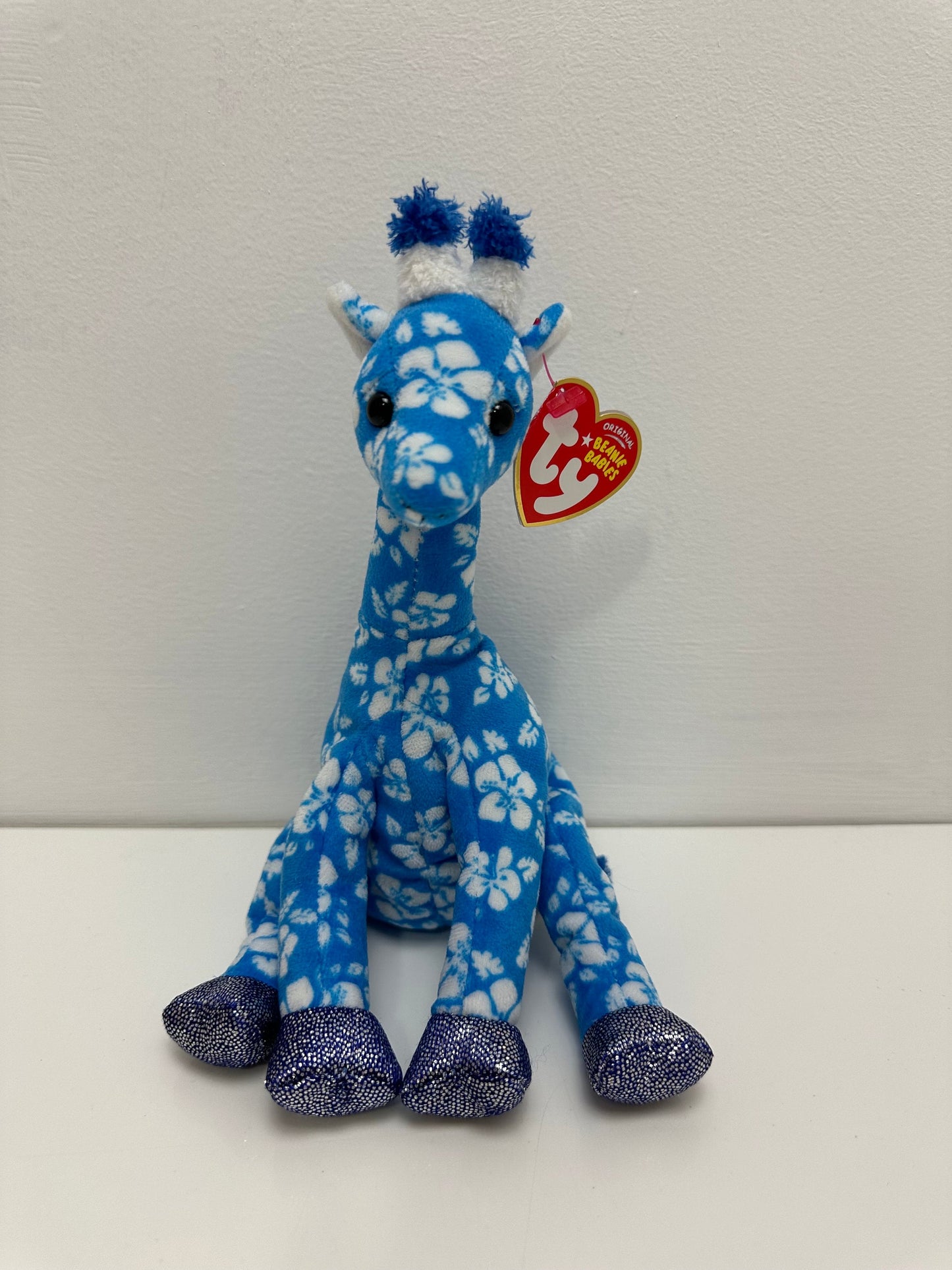 Ty Beanie Baby “Sunnie” the  Blue Giraffe! (7 inch) *Rare!*