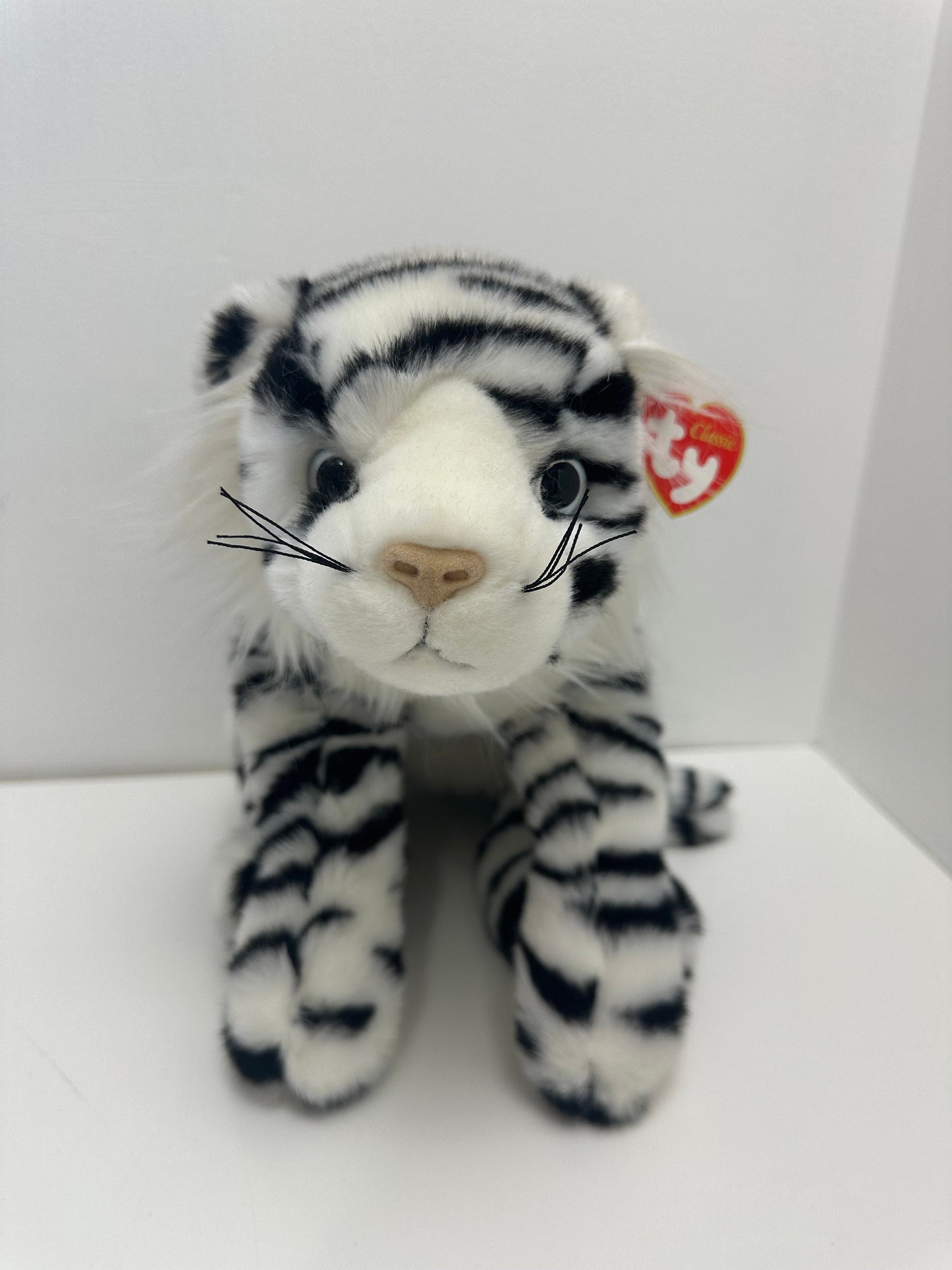 Ty Classics Collection “Streaks” the White Siberian Tiger (13 inch)