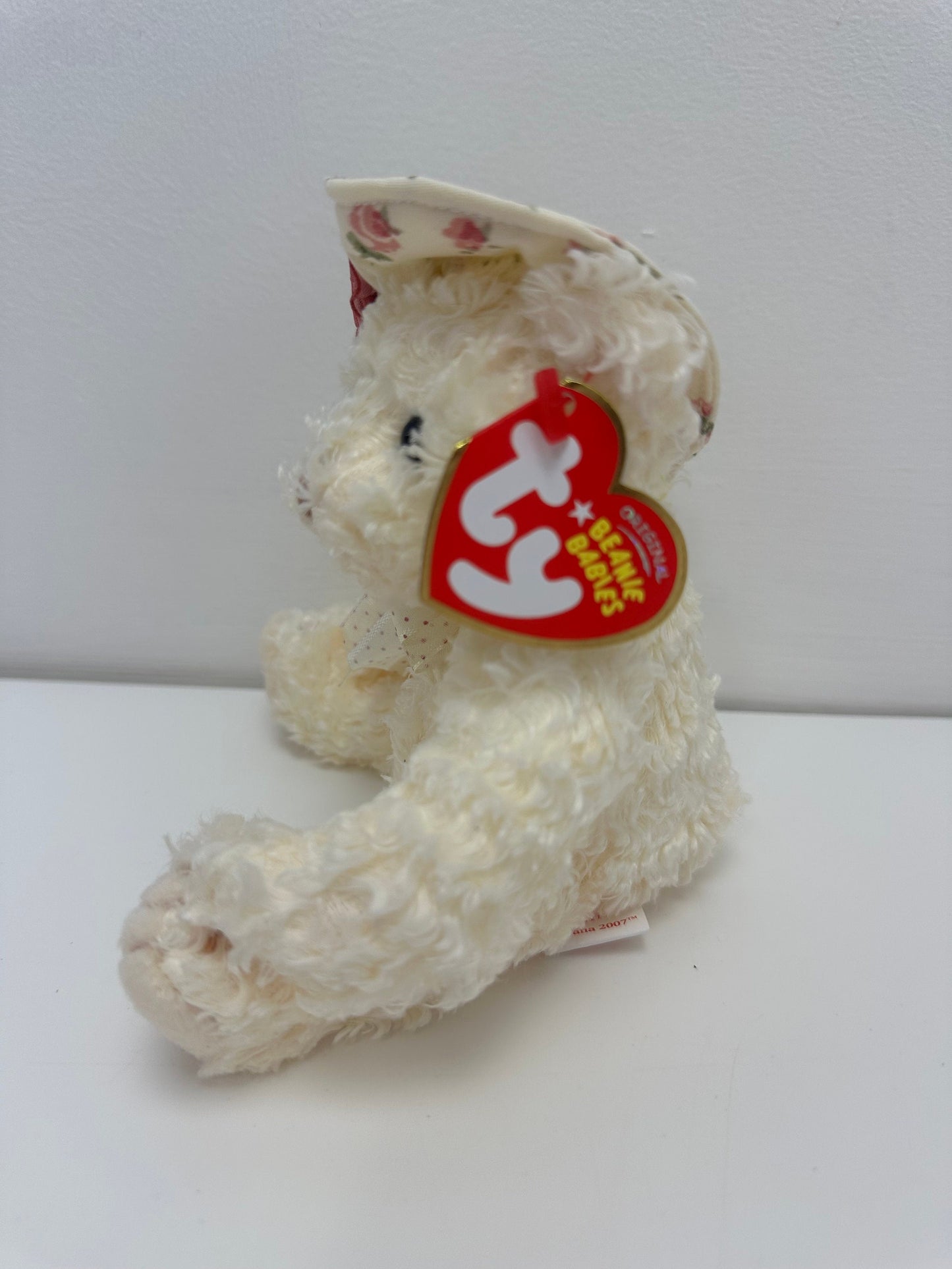 Ty Beanie Baby “Nana” the Adorable Bear with Hat - Internet Exclusive (8.5 inch)