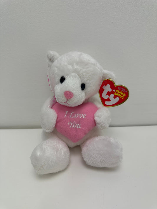 Ty Beanie Baby “Sweetling” the I Love You Mothers Day Bear or Gift for mom! (5 inch)