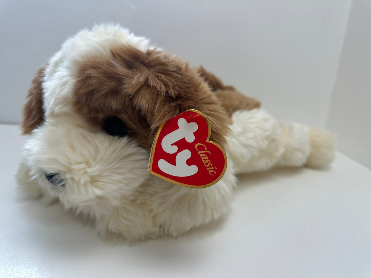 TY Classics Collection “Patches” the Dog Handmade in Korea - *Larger version, extremely rare!* (15 inch)