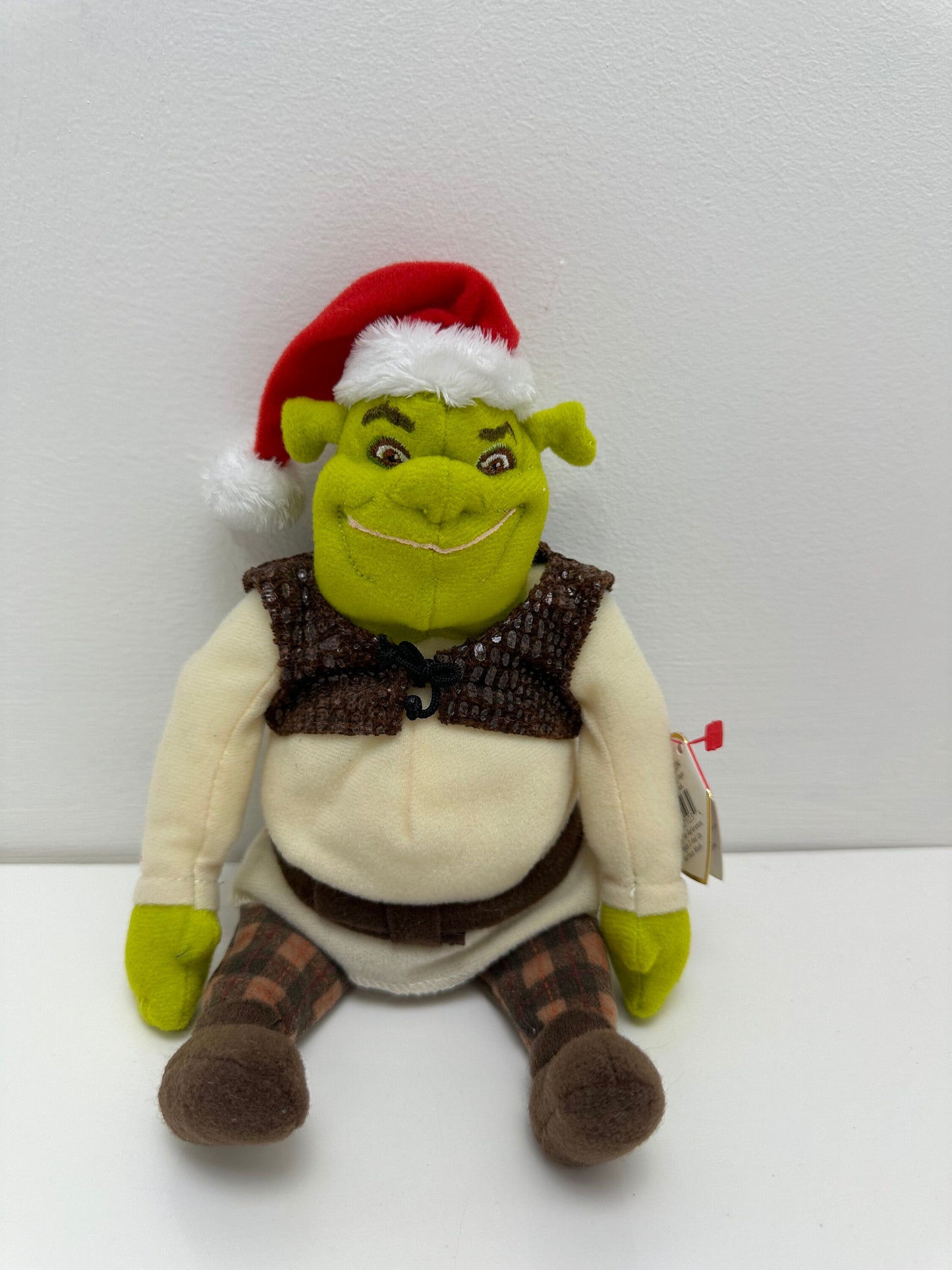 Ty Beanie Baby “Shrek” the Ogre - Shrek the Halls! Shrek DVD Exclusive (8 inch)