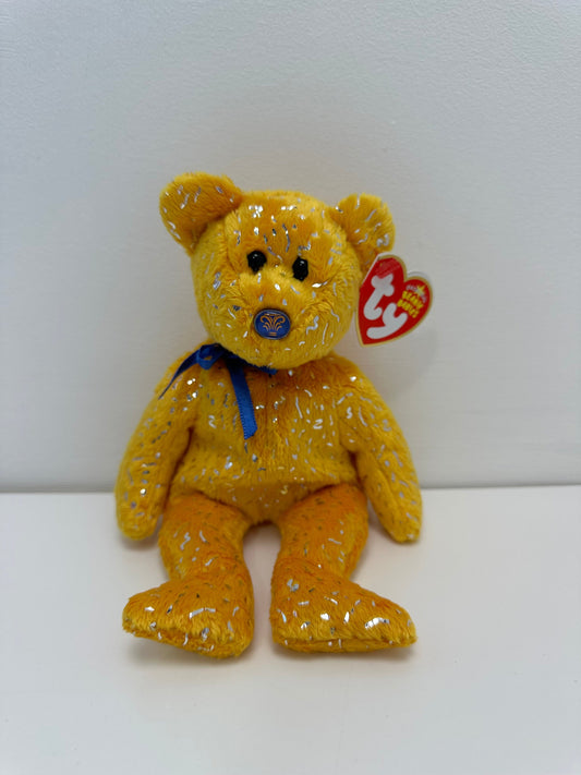 Ty Beanie Baby “Discover” the Gold Bear - Very rare and limited! - Exclusive to Northwestern Mutual Financial Employees only! (8.5 inch)