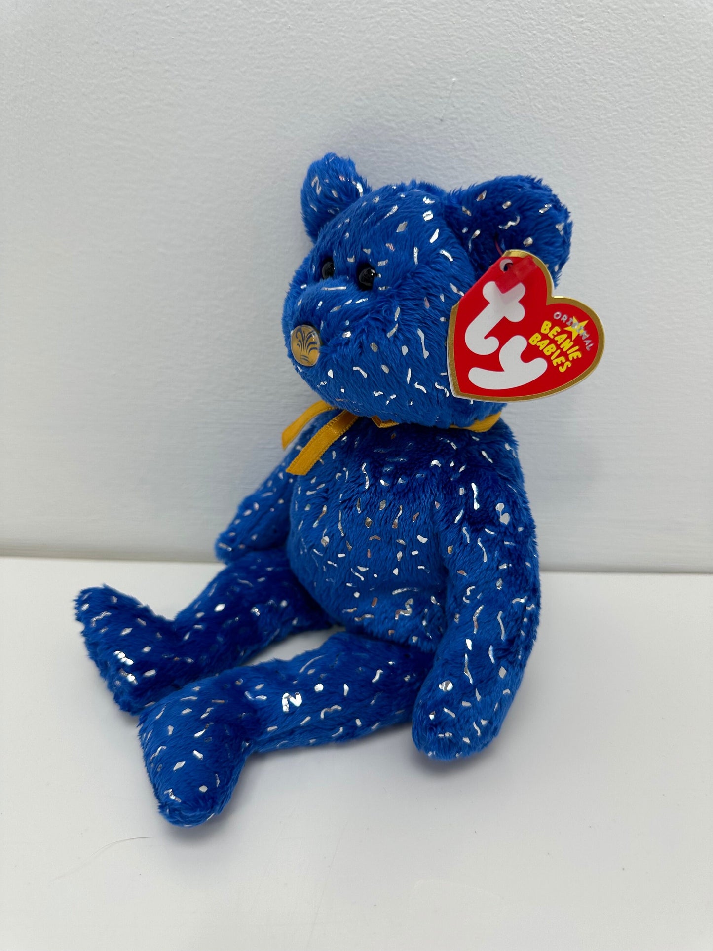 Ty Beanie Baby “Discover” the Blue Bear - Very rare and limited! - Exclusive to Northwestern Mutual Financial Employees only! (8.5 inch)