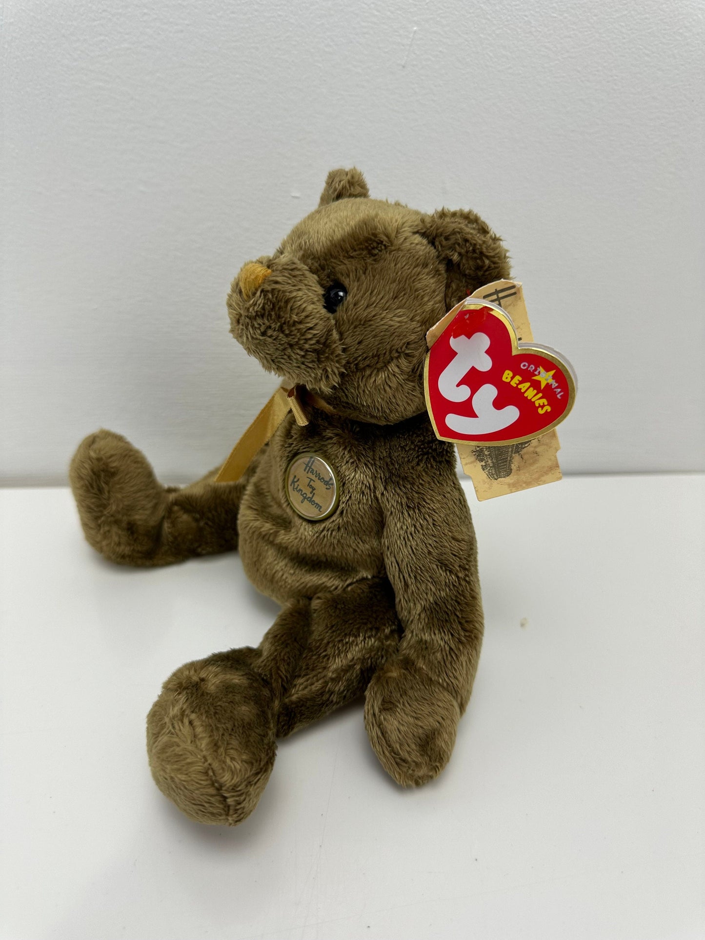 Ty Beanie Babies “Henry” the Bear - Harrods UK Exclusive *Rare* (7.5 inch)