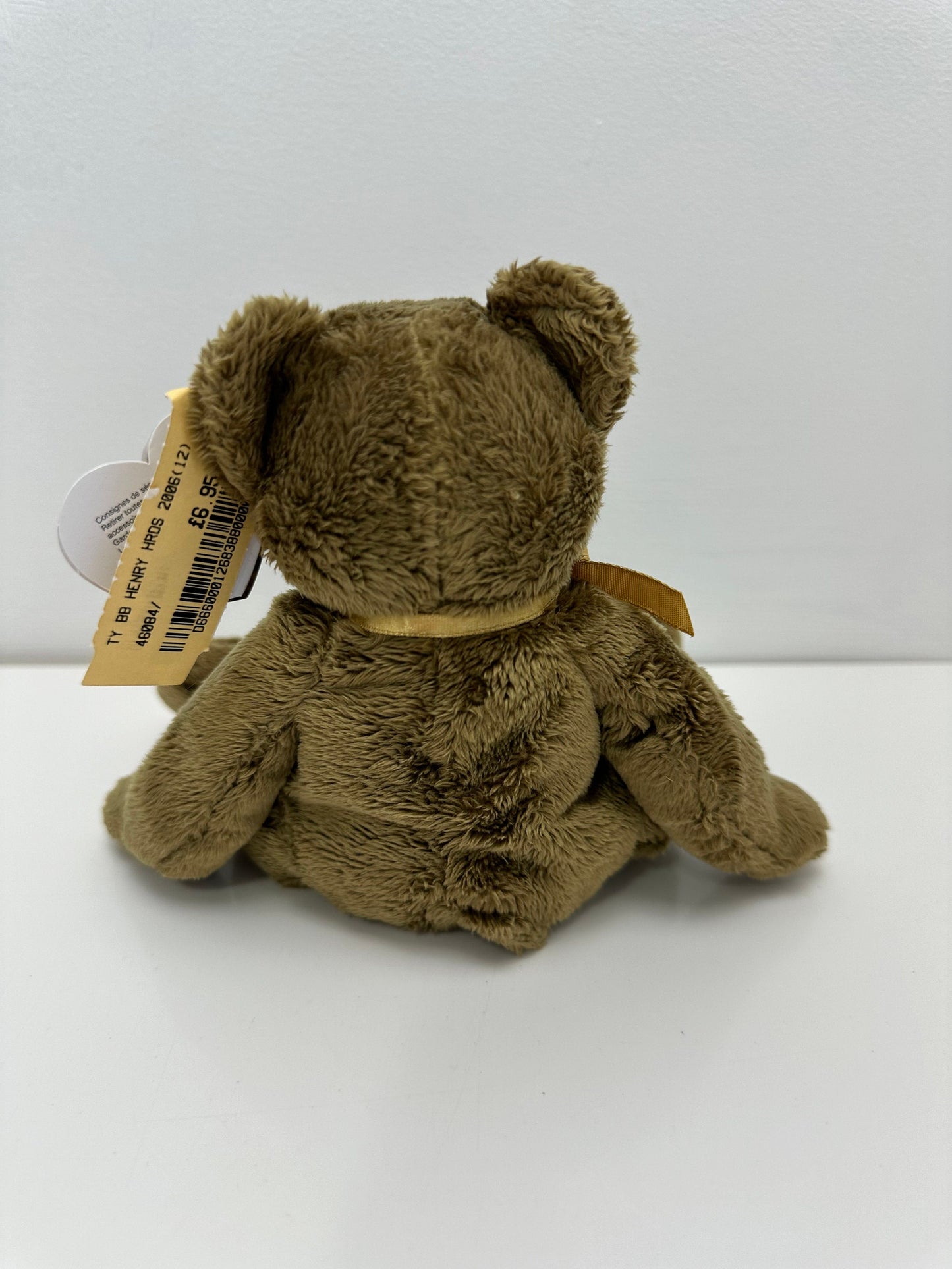 Ty Beanie Babies “Henry” the Bear - Harrods UK Exclusive *Rare* (7.5 inch)