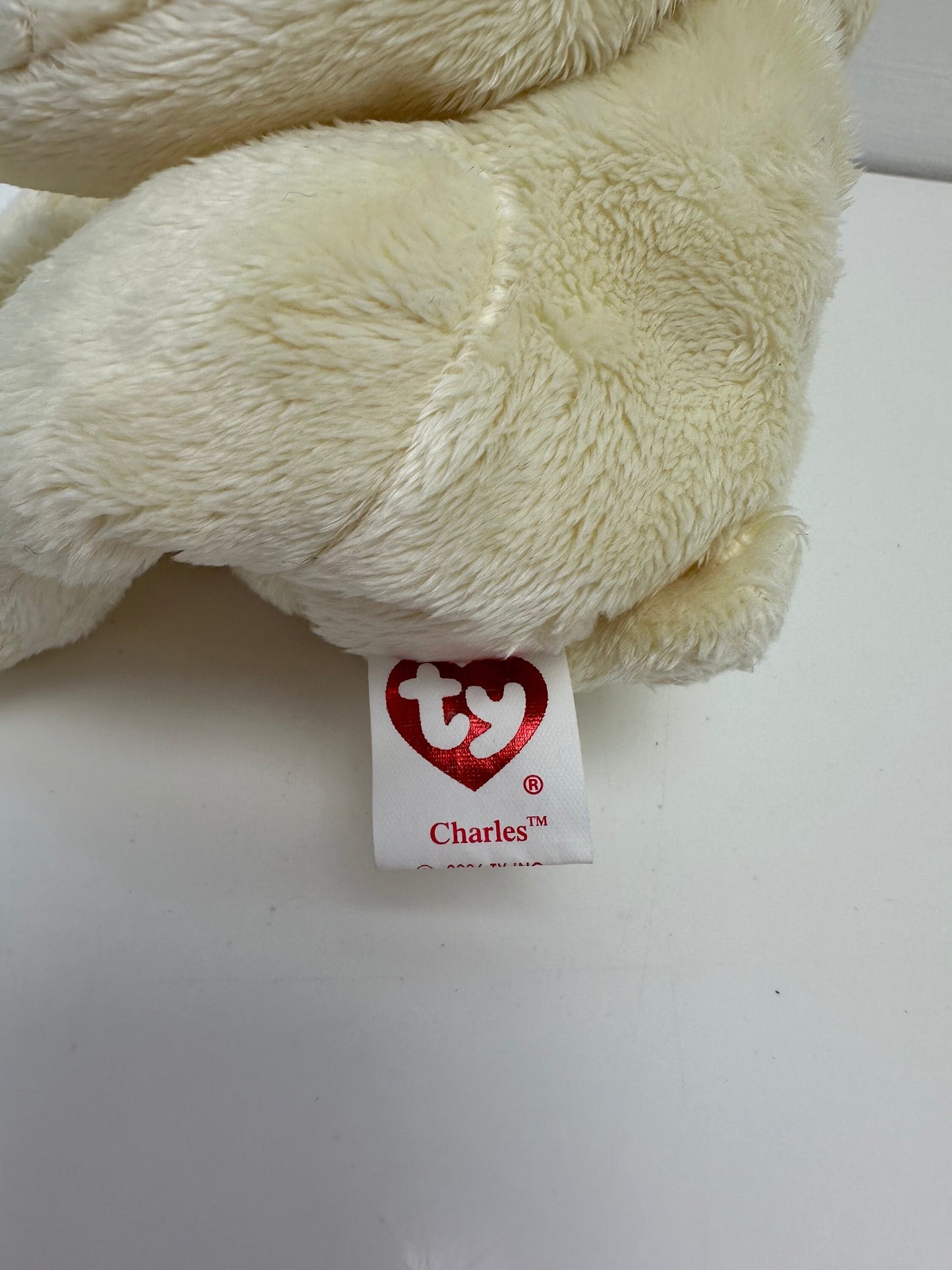 Ty Beanie Babies “Charles” the Bear - Harrods UK Exclusive *Rare* (7.5 inch)