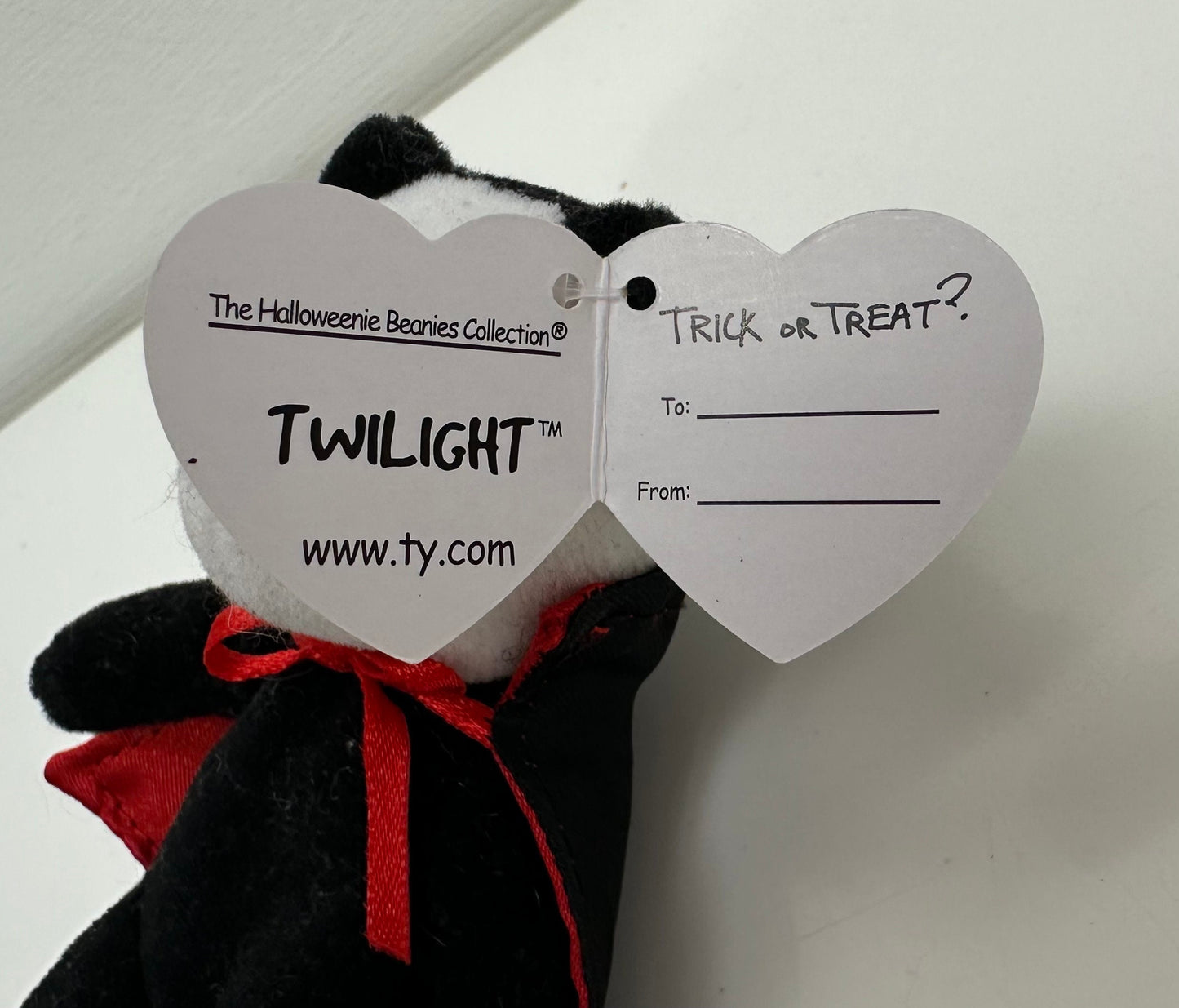 Ty Halloweenie Beanies “Twilight” the Vampire Bear - Halloweenie Beanie (4 inch)