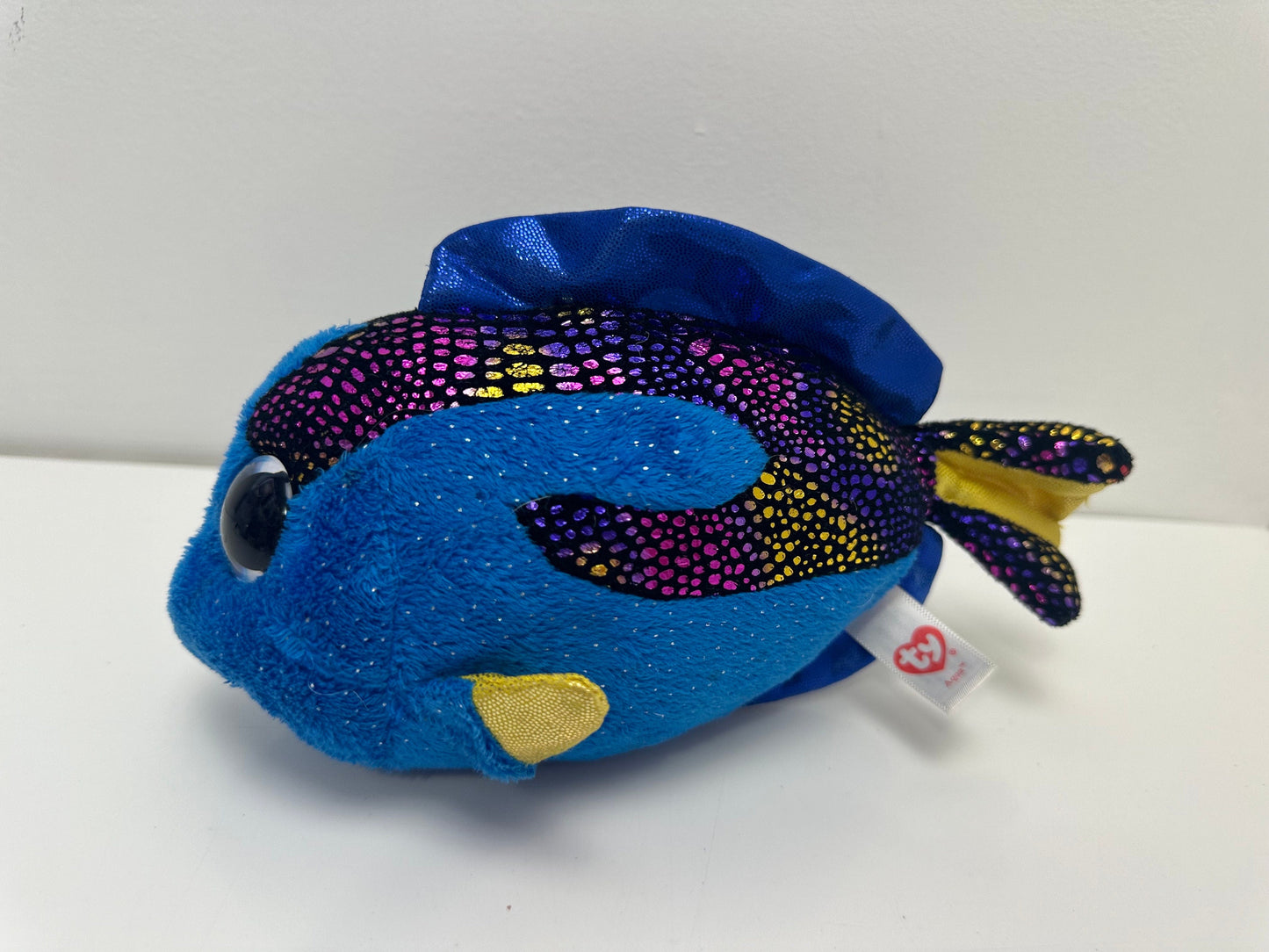 Ty Beanie Boo “Aqua” the Fish - No Hang Tag (6 inch)