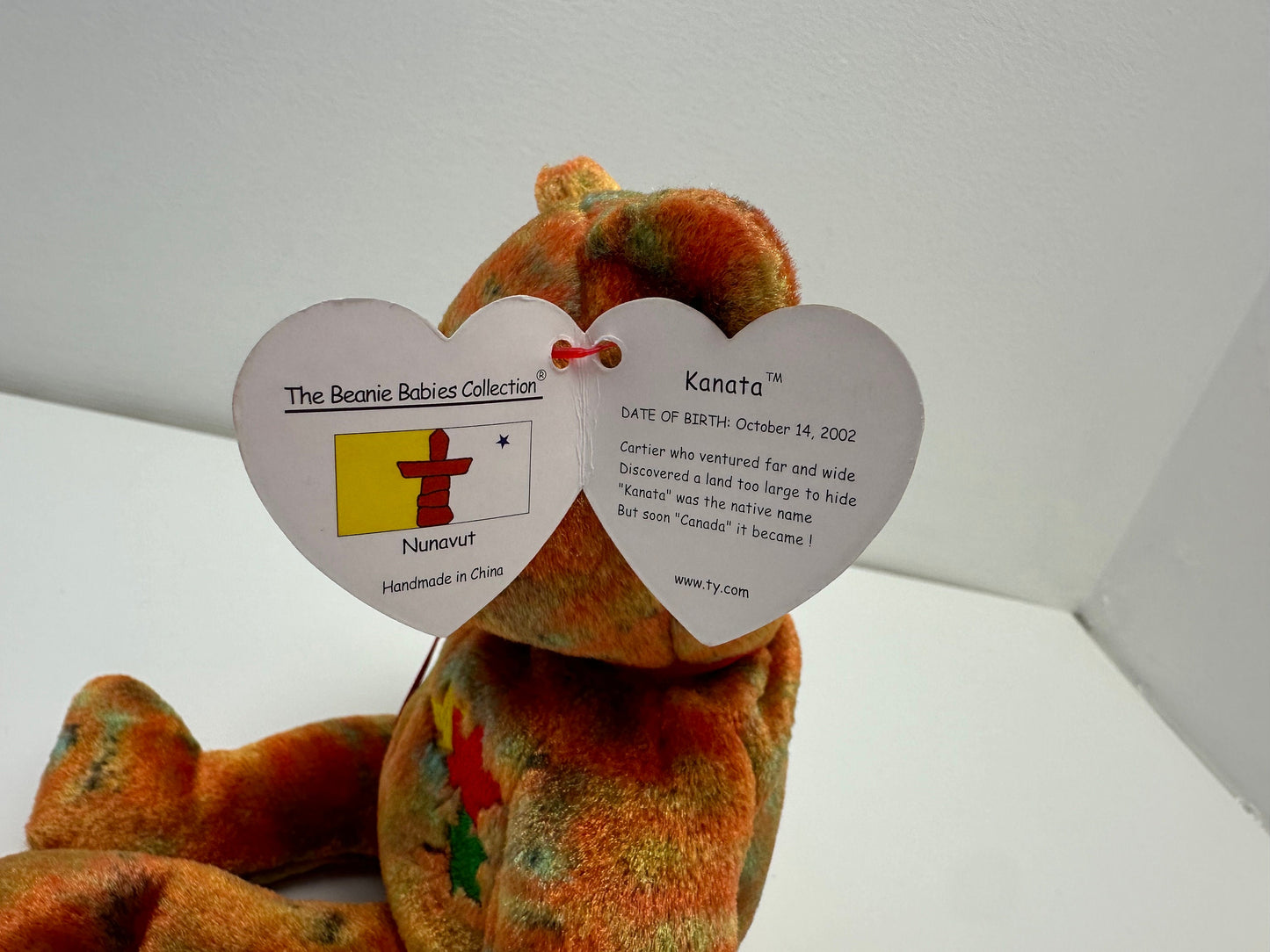 Ty Beanie Baby “Kanata” the Nunavut Canadian Bear - Canada Exclusive! (8.5 inch)