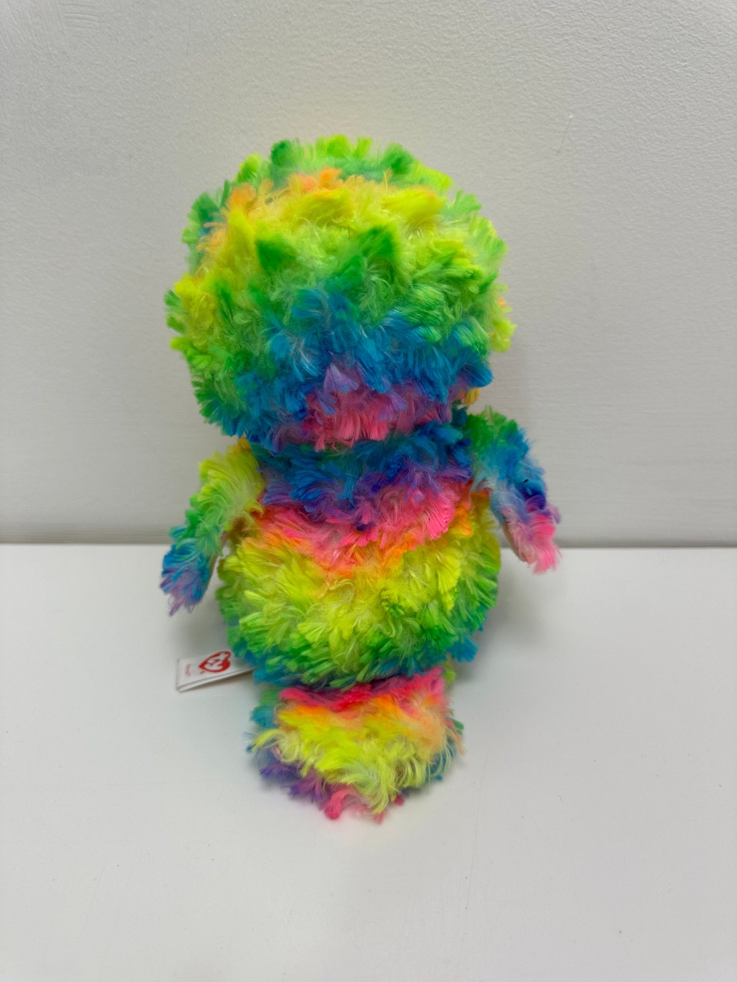 TY Beanie Boo “Owen” the Tie Dye Owl - No Hang Tag (6 inch)