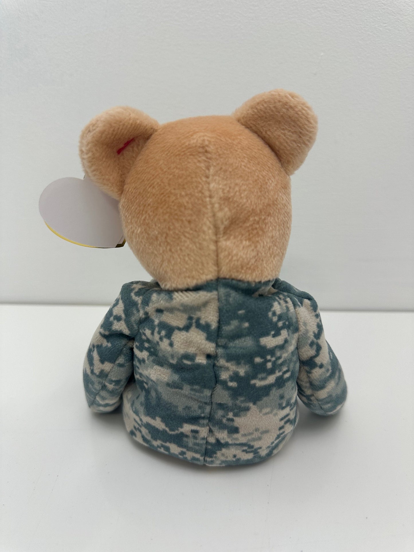 Ty Beanie Baby “Salute” the Army Bear! *Flag on Chest version!* (8.5 inch)