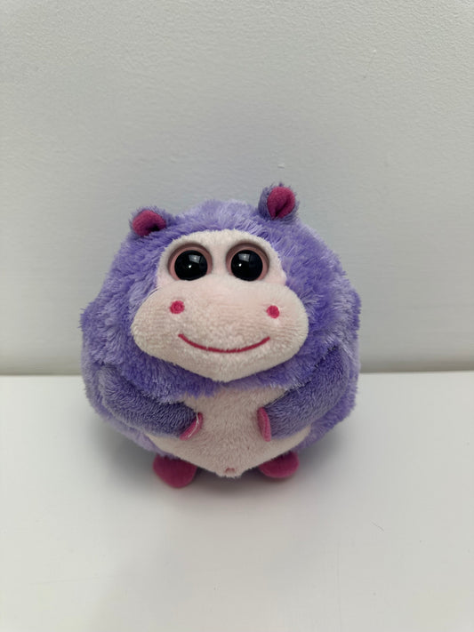 Ty Beanie Ballz “Dewdrop” the Hippopotamus Ball - No Hang Tag (5 inch)