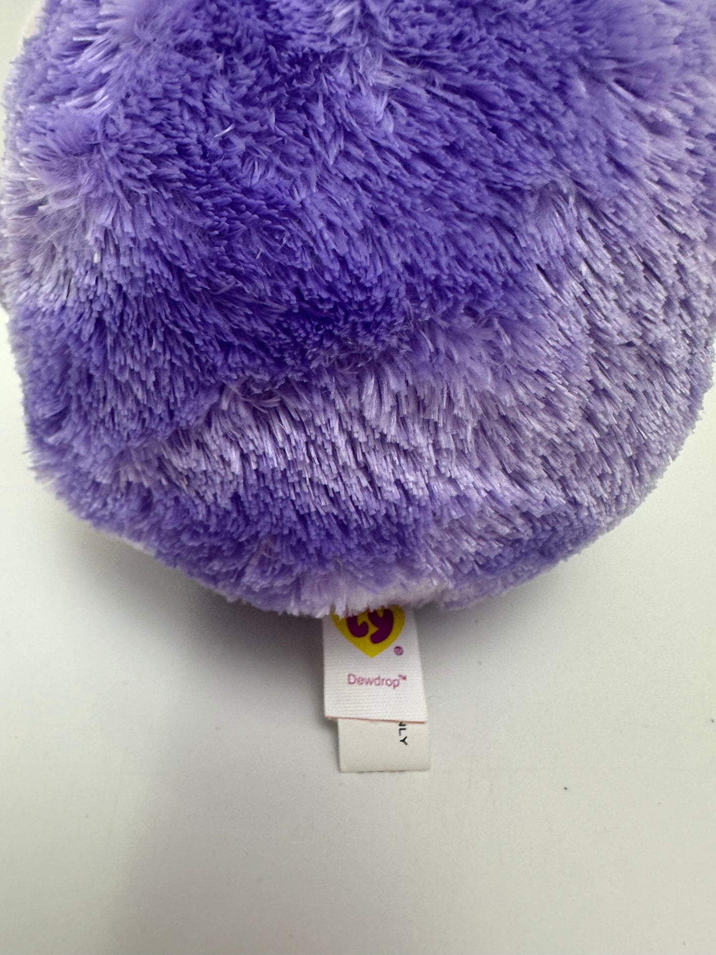 Ty Beanie Ballz “Dewdrop” the Hippopotamus Ball - No Hang Tag (5 inch)