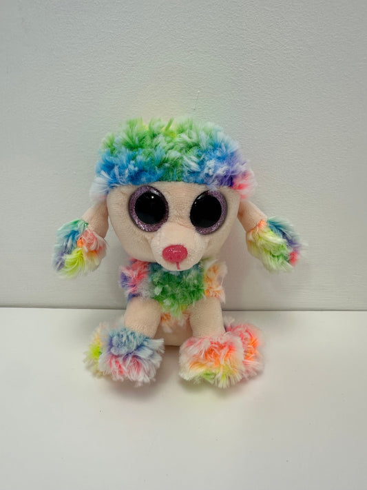 Ty Beanie Boo “Rainbow” the Rainbow Poodle - No Hang Tag (6 inch)