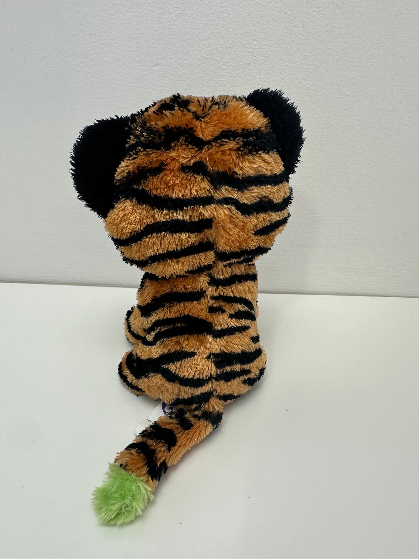 Ty Beanie Boo “Stripes” the Tiger - Solid Eye Colour *Rare* No Hang Tag (6 inch)