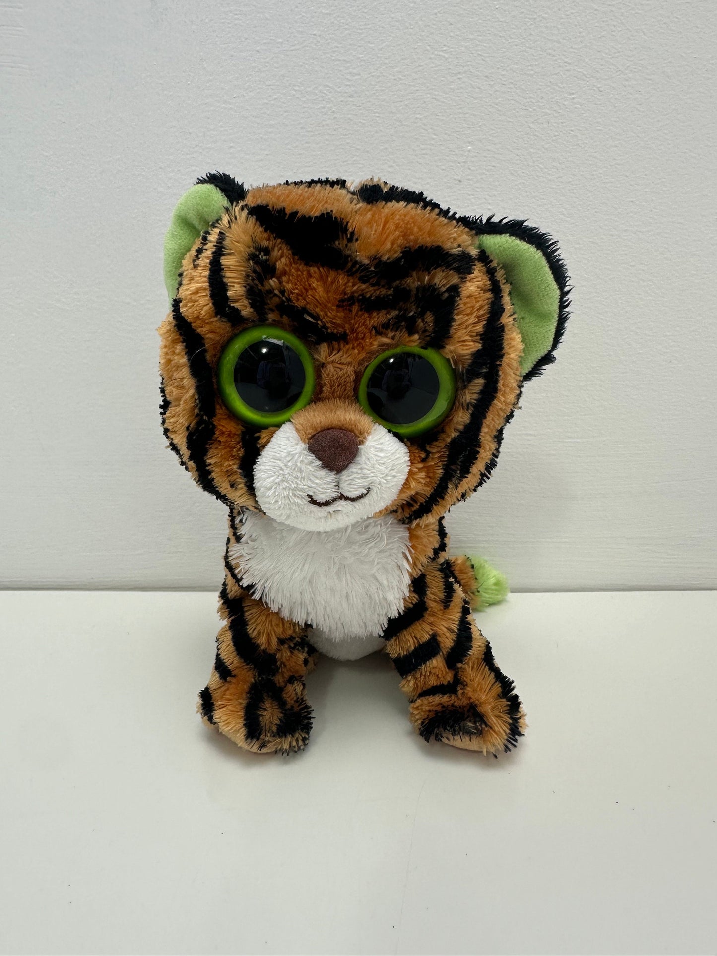 Ty Beanie Boo “Stripes” the Tiger - Solid Eye Colour *Rare* No Hang Tag (6 inch)