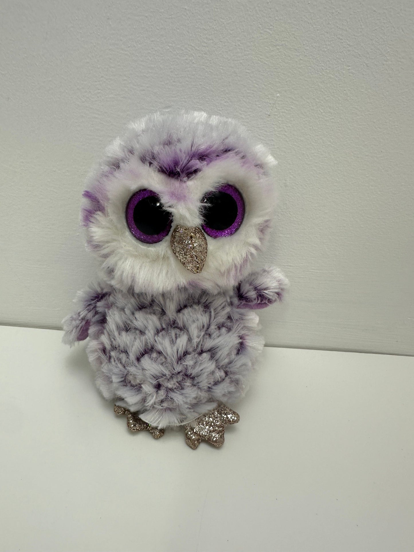 Ty Beanie Boo “Moonlight” the Purple Owl - No Hang Tag! (6 inch)